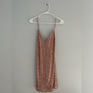 Sequin Slip Dress